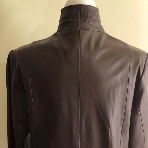 Rem Garson Chocolate Brown Genuine Leather Jackey - Picture 9 of 12